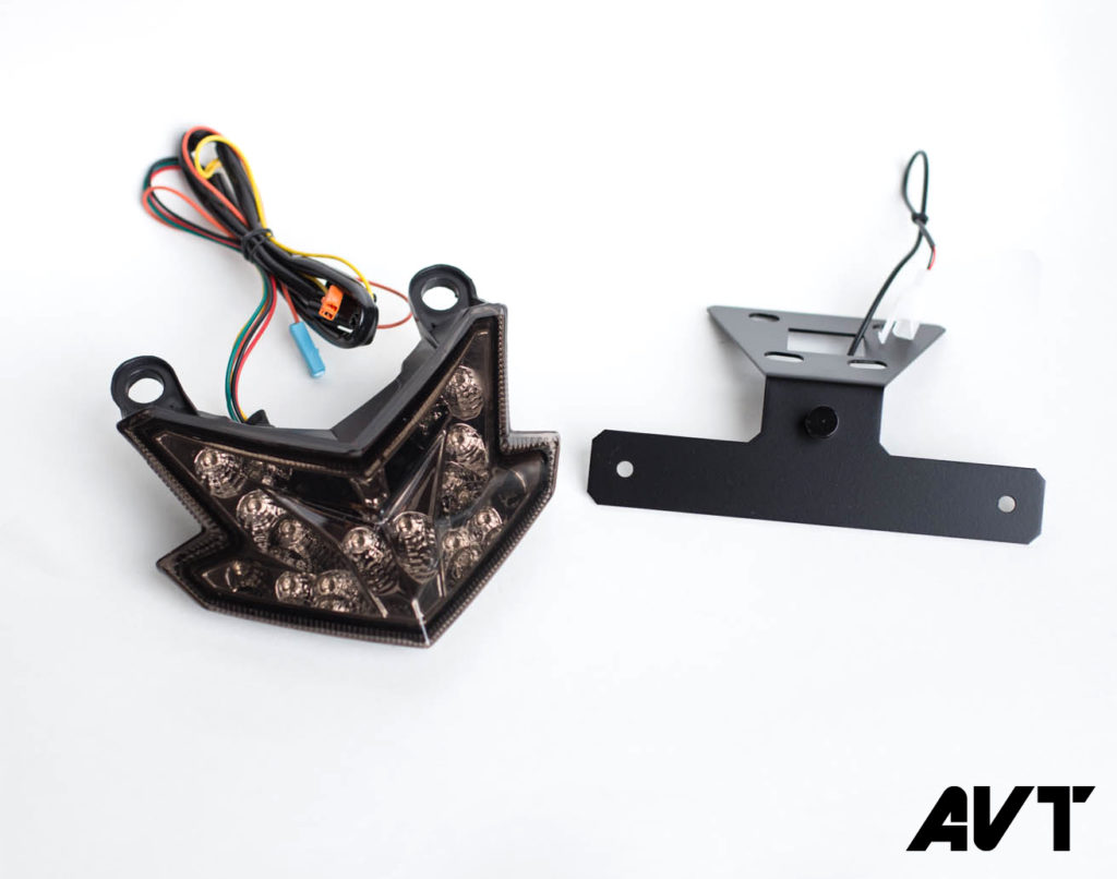 AVT z125 Pro Fender Eliminator Kit LED Integrated Turn Signals Tail