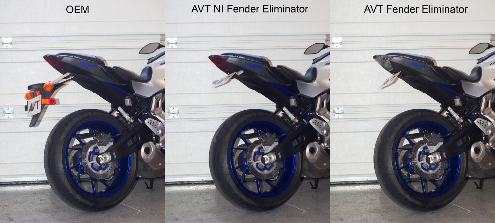 AVT Yamaha MT07 FZ07 Fender Eliminator Kit 20132019 Integrated Turn