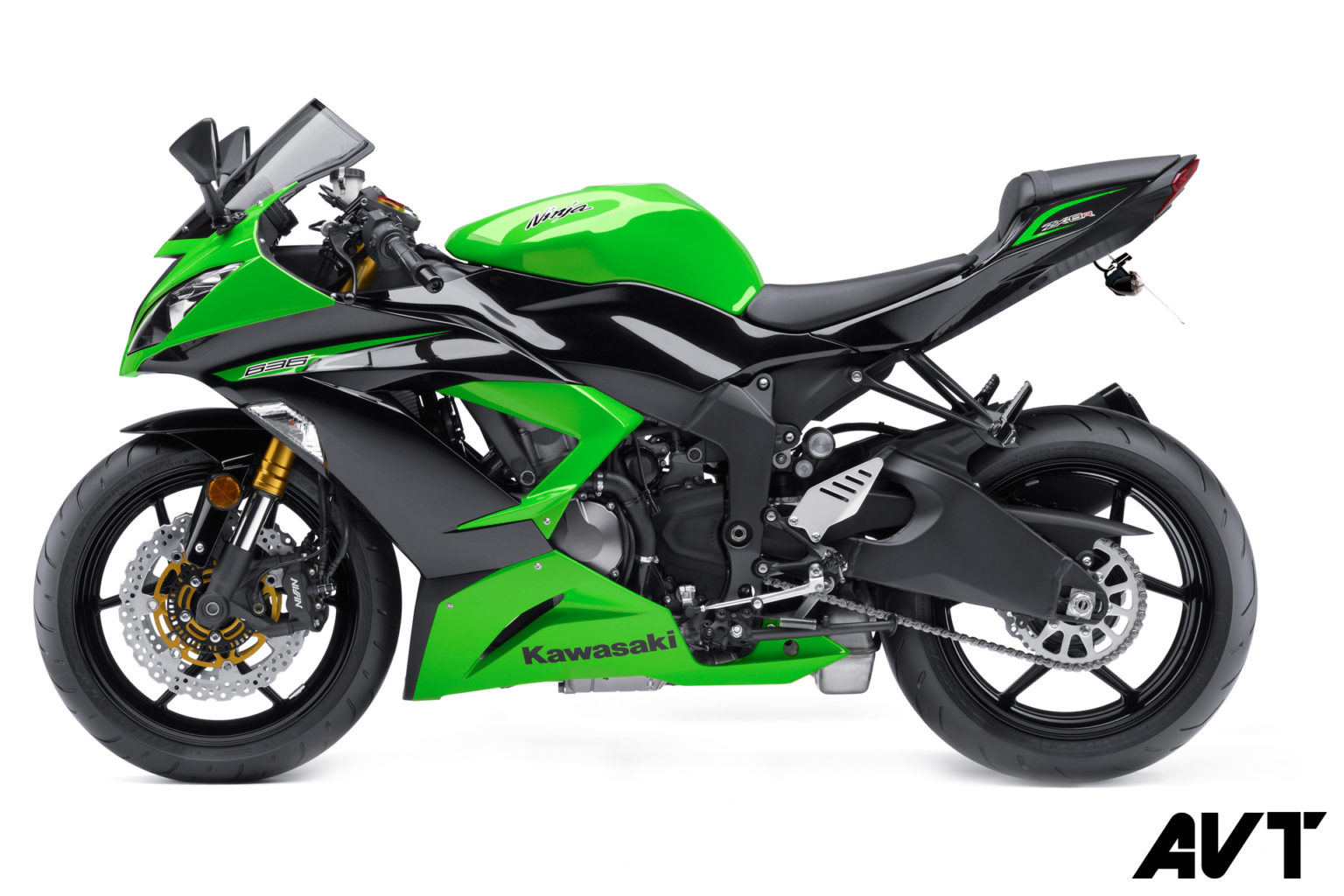 AVT Ninja ZX6R 636 Fender Eliminator NI Kit 2013 2018 LED Turn Signals AVTInnovations