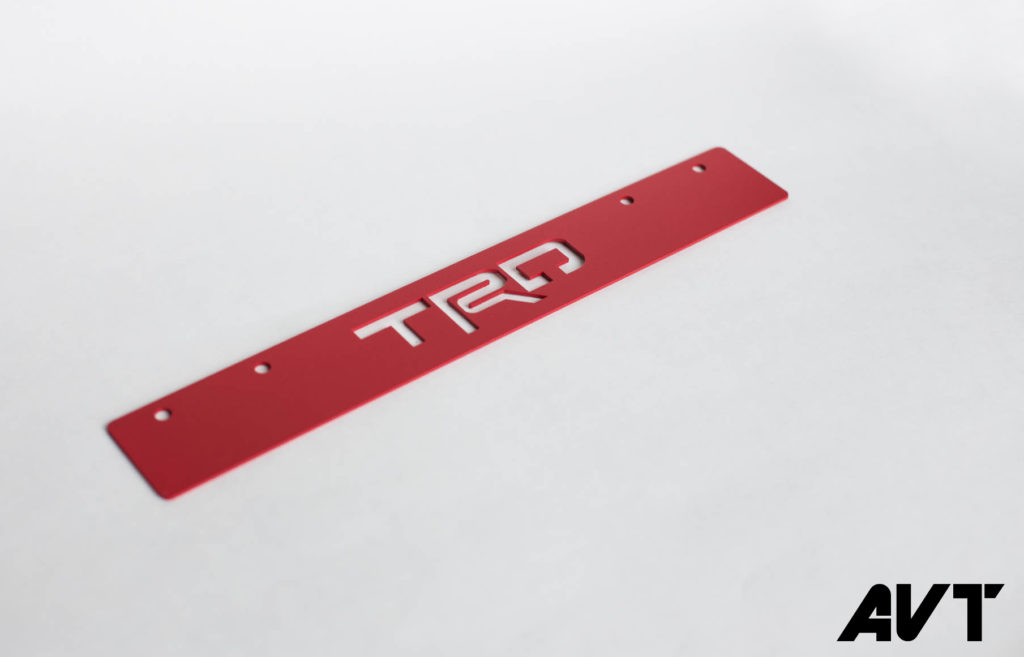 AVT TRD Front License Plate Delete AVTInnovations