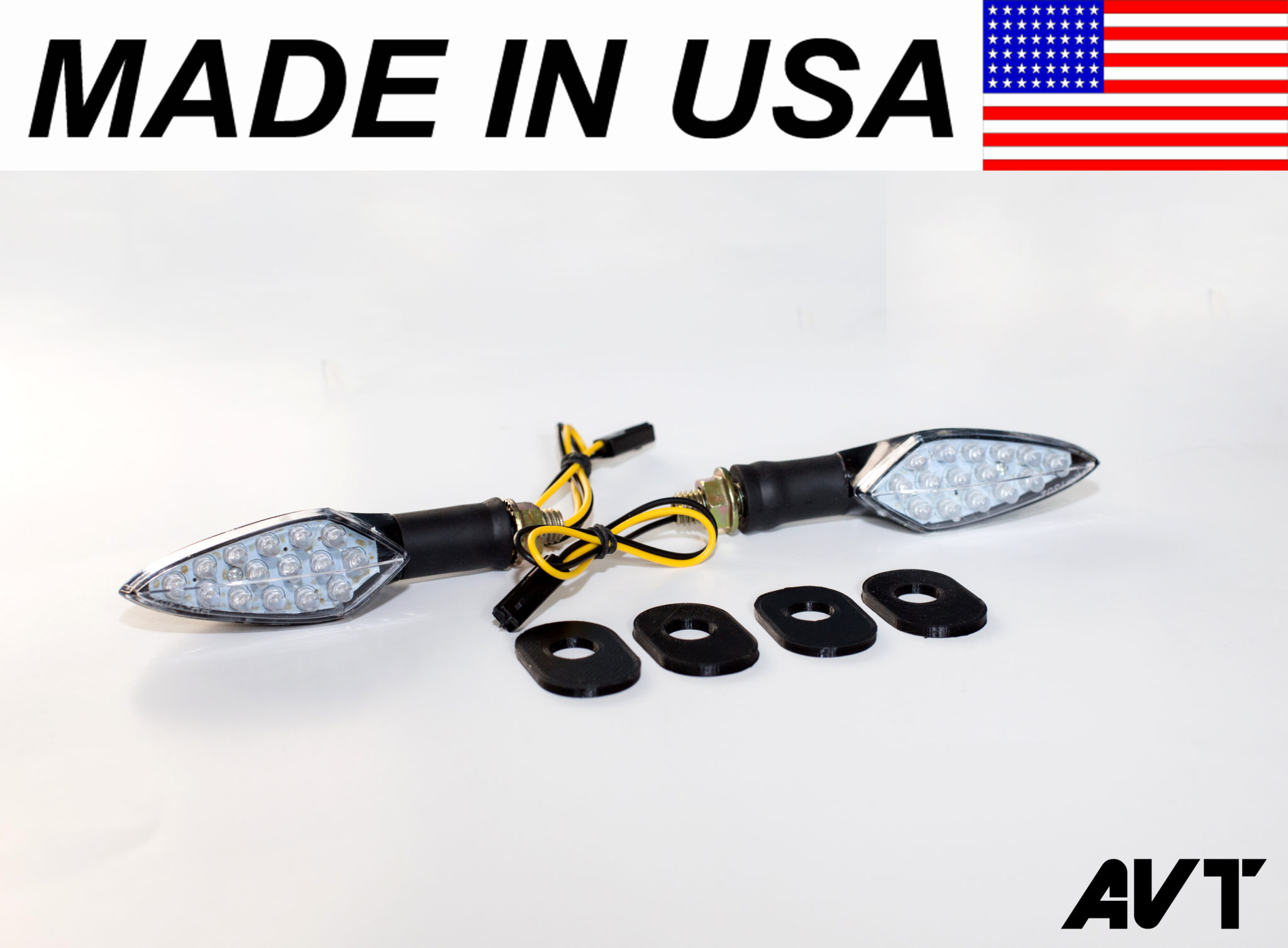 Avt Honda Grom Front Led Turn Signals Kit Avt